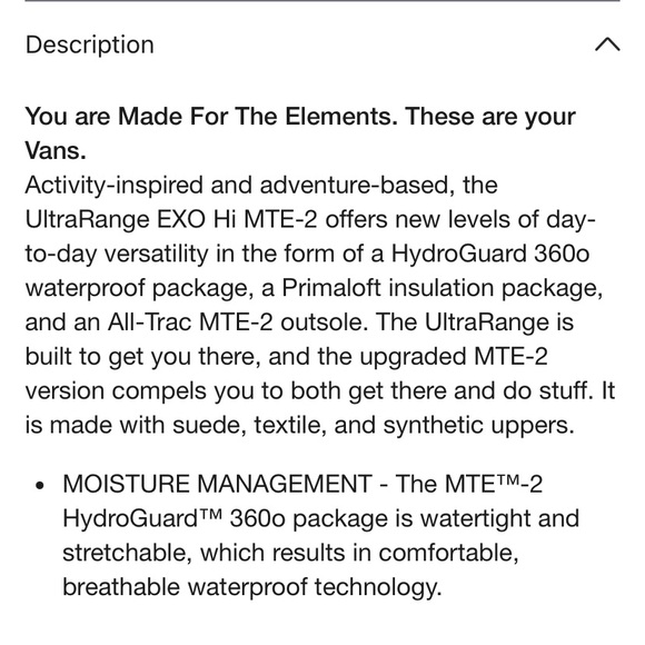 Vans Ultrarange Exo Hi MTE-2 - Picture 13 of 14